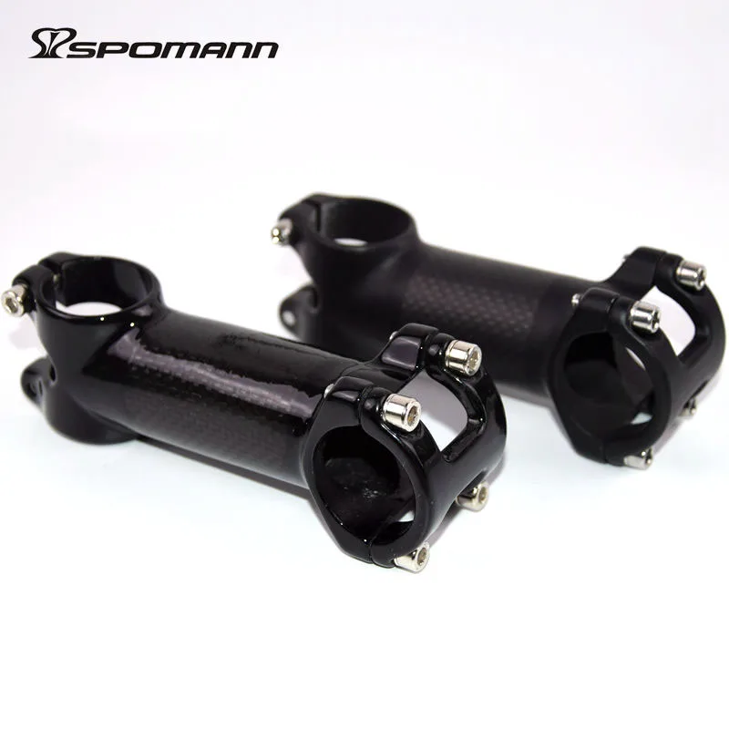 

Aluminum alloy & 3K carbon bike stem 5 Degrees MTB Road bicycle stems 80/90/100/110mm bicicleta riser cycling parts 31.8mm