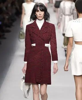 

Wine red rabbit velvet jacquard wool fabric suit coat ,printing Textile hollandais african sequin Christmas cloak fabric A142