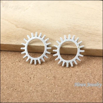 

100PC chram vintage Steampunk gear Pendant Tibetan silver Zinc Alloy Fit Bracelet Necklace DIY Metal Jewelry Findings 20038