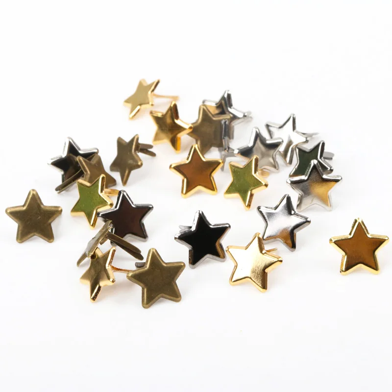 50pcs Sonwflake Metal Brad Studs Spikes Scrapbooking Embellishment Fastener Brad 50pcs Sonwflake Metal Brad Studs Spikes Scrapbooking Embellishment Fastener Brad