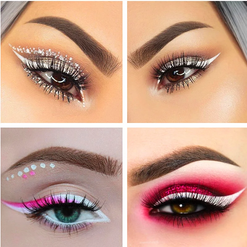 black and white eyeliner