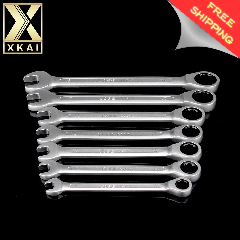 XKAI 14 17 мм 12 13 8 10 19 трещотка гаечный ключ комбинированный набор ключей передач