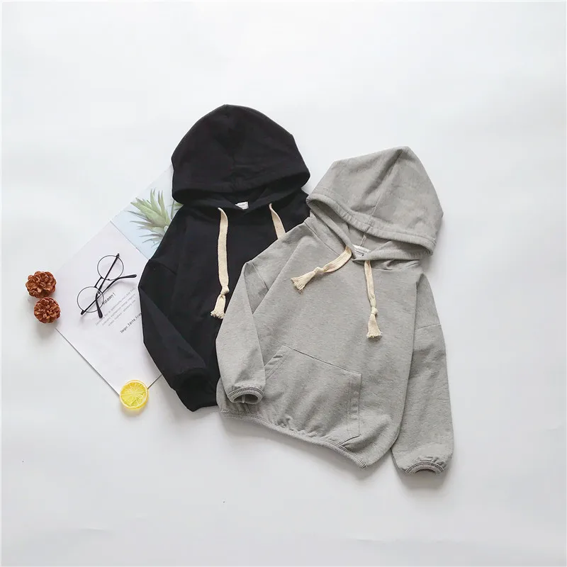 

2019 New Arrival Boys Hooded Sweatshirt Long Sleeve Autumn Kids T-shirt 1-6 years