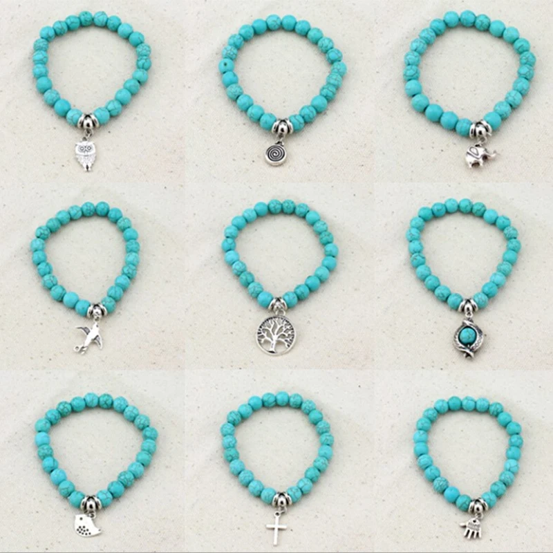 Boho Charm Bead Bracelets