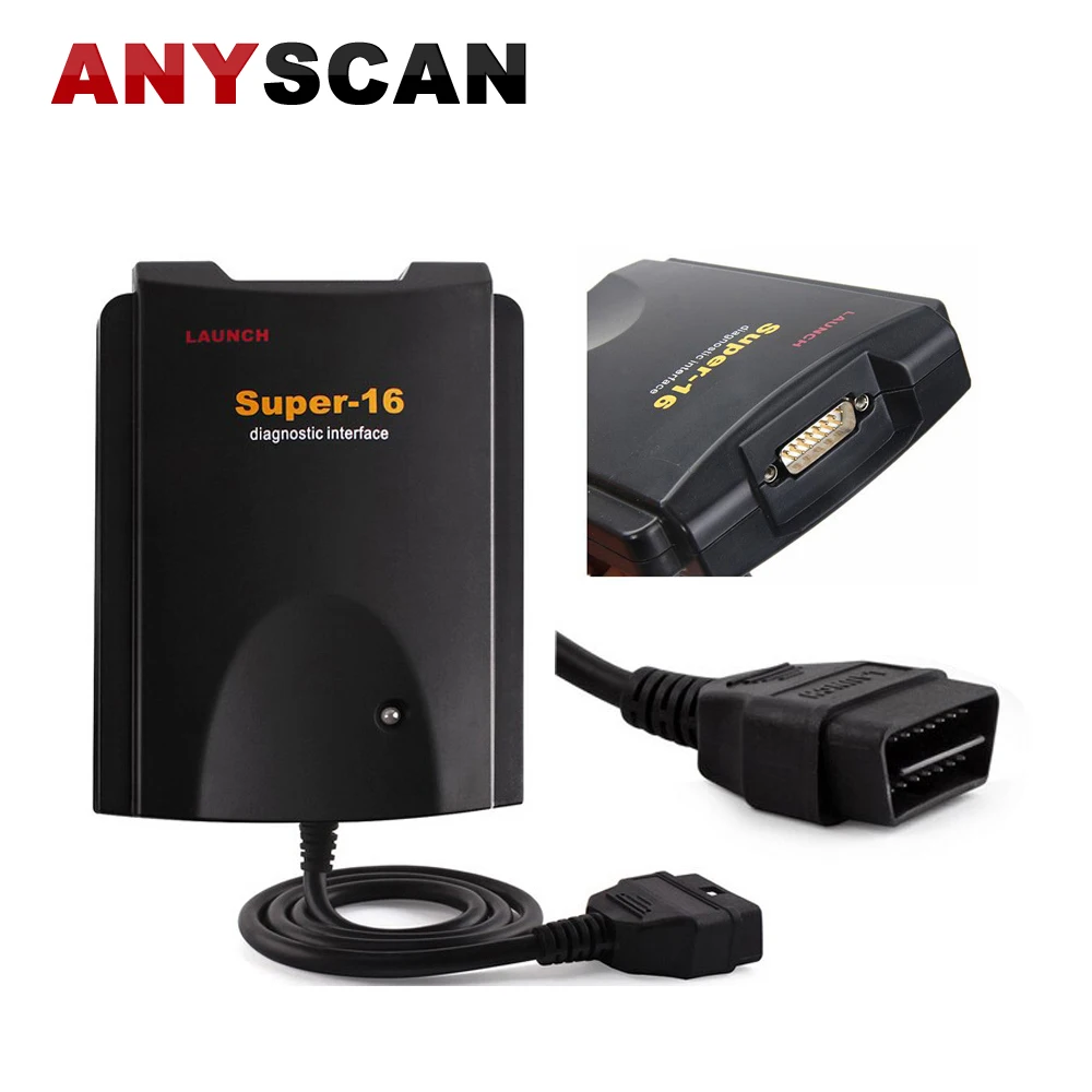 

Original X431 Super 16 Diagnostic Connector For Launch X431 Diagun III/Tool/Master/IV Car OBDII OBD2 Diagnostic Tool