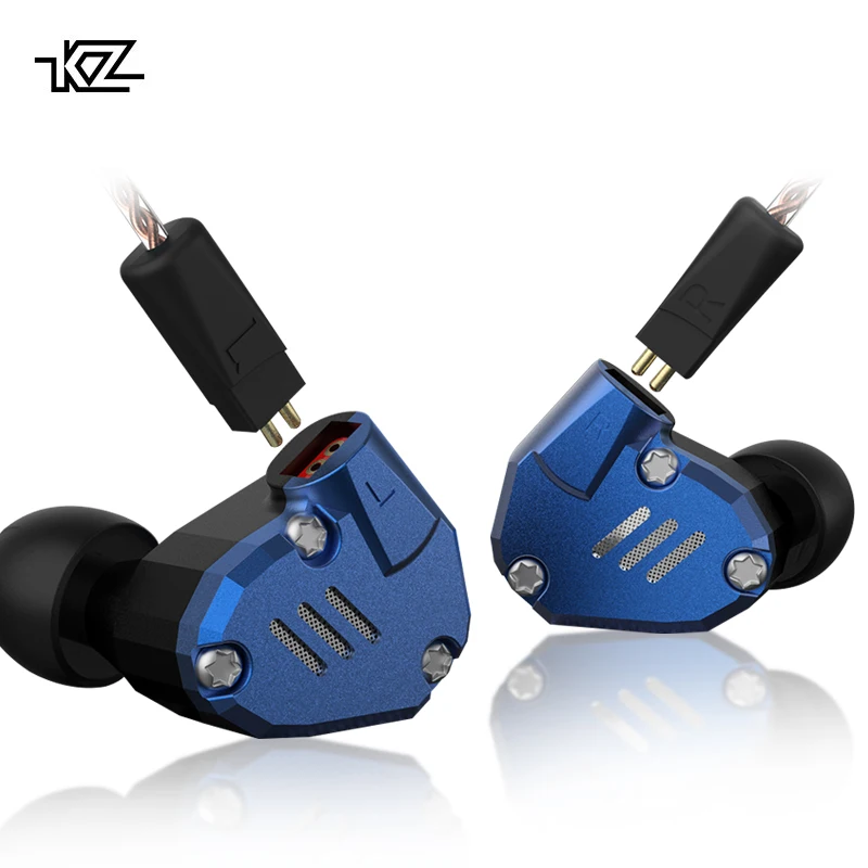 AK Audio KZ ZS7 1DD+4BA Hybird In Ear Earphone HIFI Running Sport Earphones Earplug Headphone KZ ZS10 BA10 ZS6 ZST ES4 ZS5 AS06