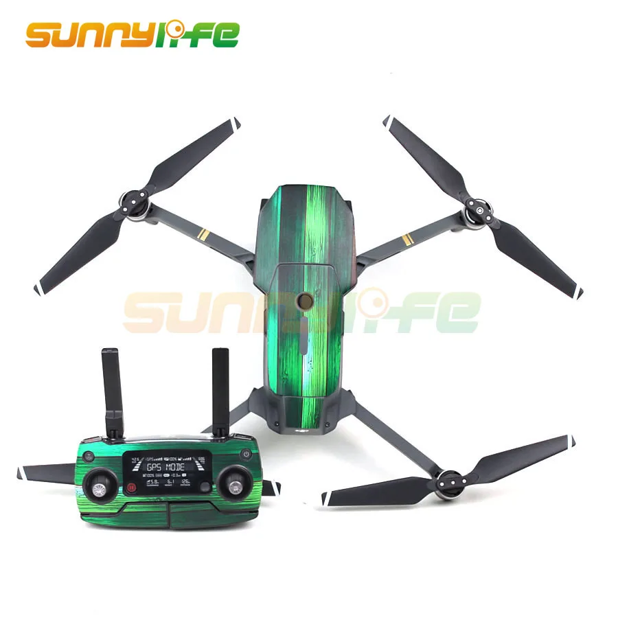 Sunnylife 3M наклейки водонепроницаемый кожный наклейки для DJI Mavic Pro Drone body+ пульт дистанционного управления+ дополнительные батареи