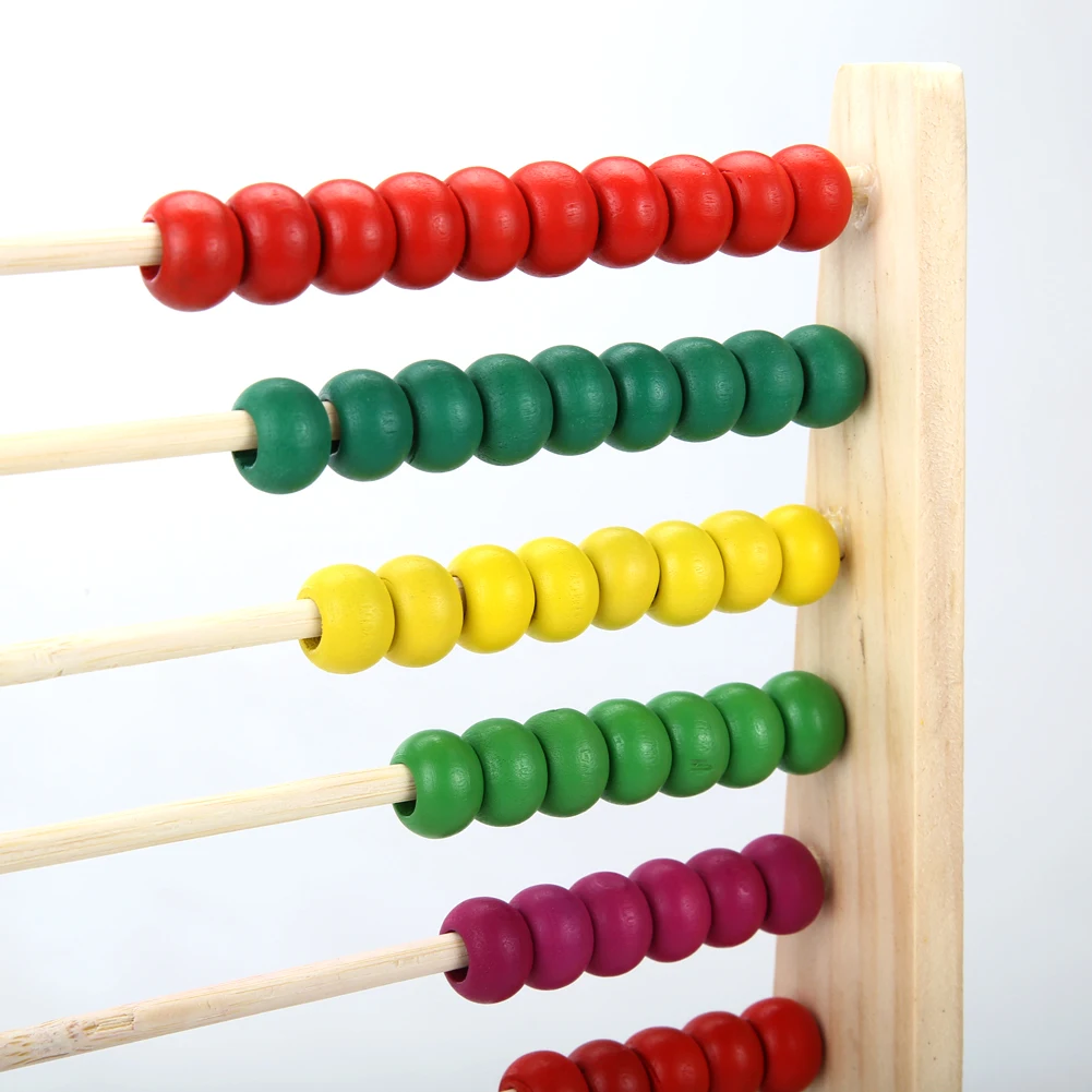 Горячие деревянные Abacus детские математические игрушки Обучающие детские математические счетные бусины Монтессори математические обучающие игрушки