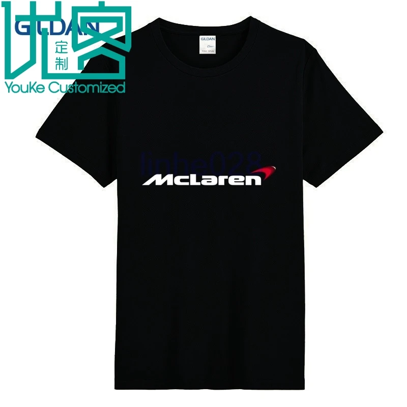 MCLAREN интернет магазины для мужских футболок 2017 футболка мужчин 100% хлопок Мужская