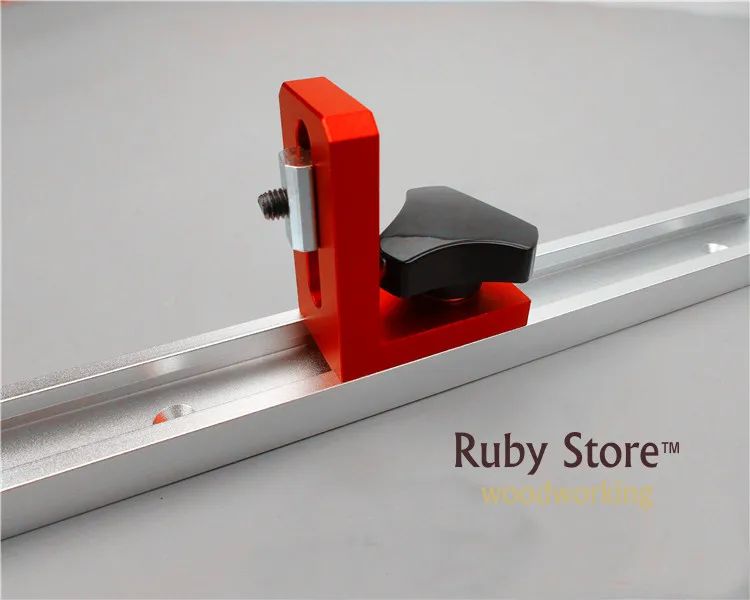  Set of 2PCS T-track Sliding Brackets (Red Series) T-tracks not included