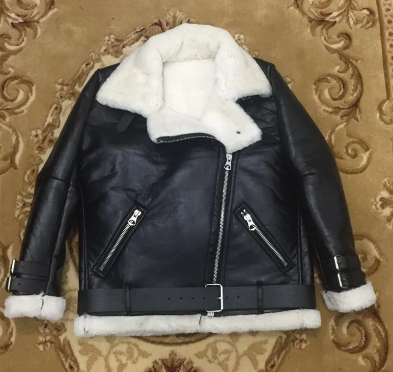 Зимняя теплая куртка из искусственной кожи и замши, женские мотоциклетные кожаные куртки, пальто с мехом, женская верхняя одежда, женская одежда