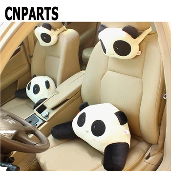 

CNPARTS Cartoon Car Headrest Waist Pillows Lumbar Cushion For Hyundai Tucson 2017 Solaris ix35 i30 Suzuki Swift Mitsubish ASX