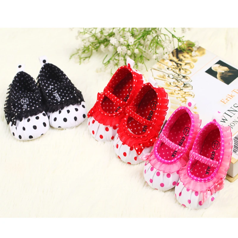 

Sweet Newborn Baby Girls Flower Soft Sole Kid Girls Boy Baby Crib Shoes Prewalker 0-18 Months Elastic Band Newborn Walking Shoes