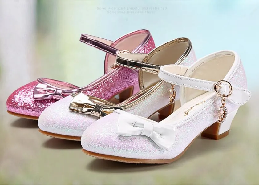 Girls high-heeled shoes-11