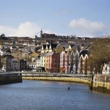 Kneeling Canoe  River Lee  Cork City  Ireland Poster Print by Panoramic Images (36 x 24)