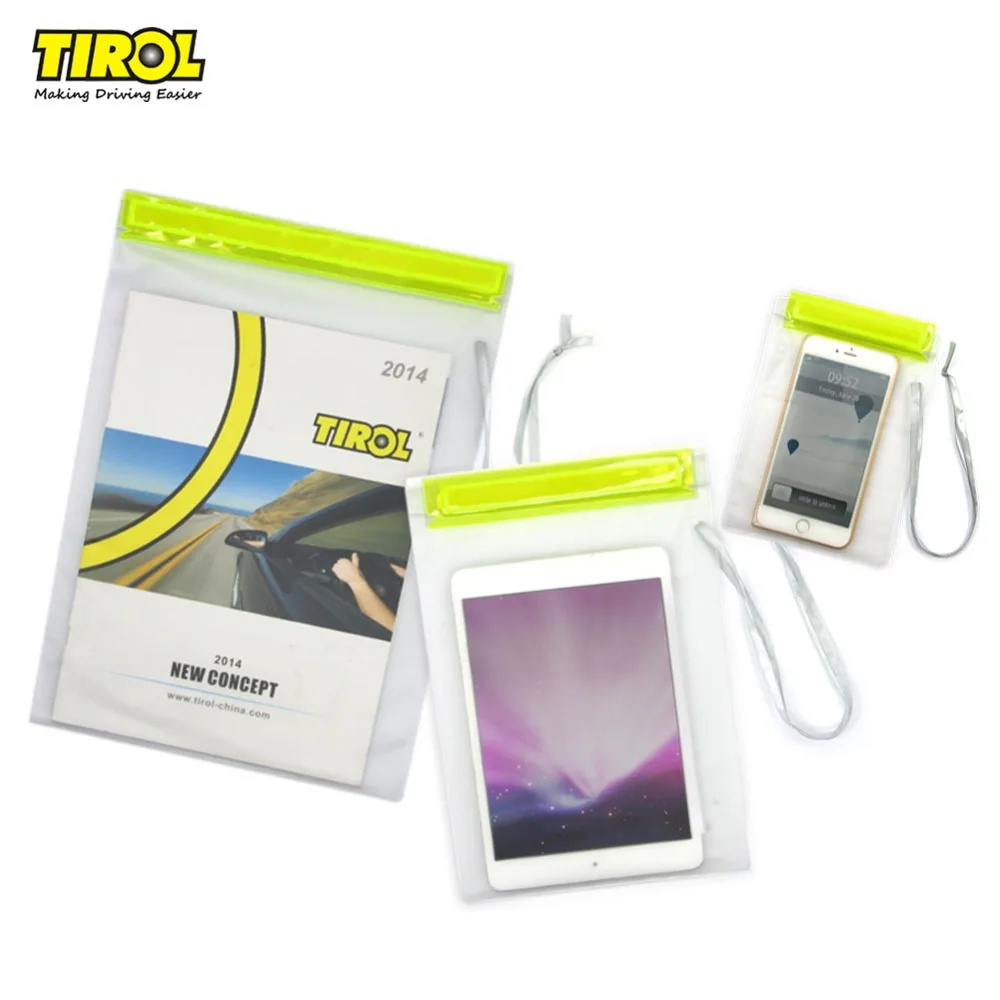 

TIROL T21861b New 3Pcs Transparent PVC Splash proof pouches set PVC water proof bag set