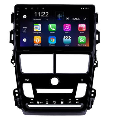 

9" Quad core 1024*600 HD screen Android 9.0 Car GPS radio Navigation for Toyota Vios Yaris Sedan 2018-2019 with 4G/Wifi, DVR OBD