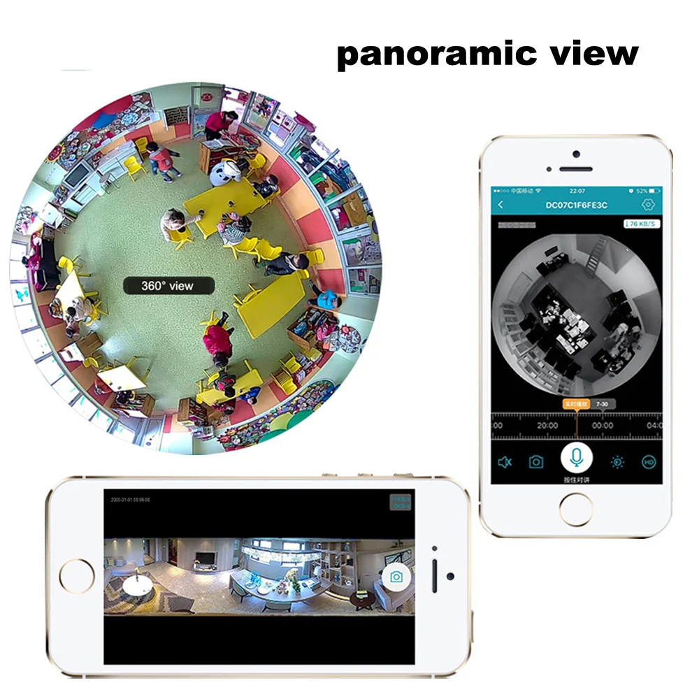 5 - 360-Degree-smart-panoramin-IPC-Wireless-IP-Fisheye-Camera-Support-Two-Way-Audio-P2P-960P-HD