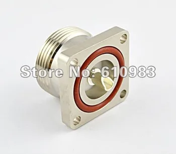

7/16 Din RF coaxial connector 4 Hole Panel Mount Jack with Solder Cup