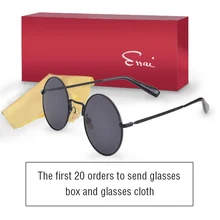 ERRAI men sunglasses for women glasses steampunk sun glasses sunglass men polarized retro vintage round sunglasses fishing parka