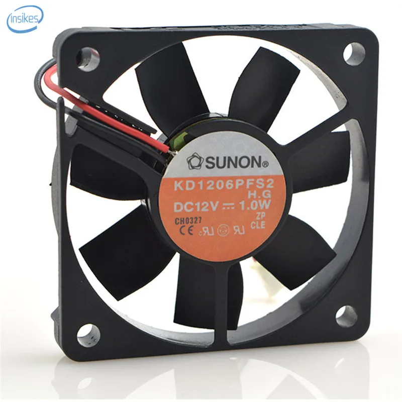 Original KD1206PFS2 Computer Blower Double Ball Cooling Fan DC 12V 1.0W