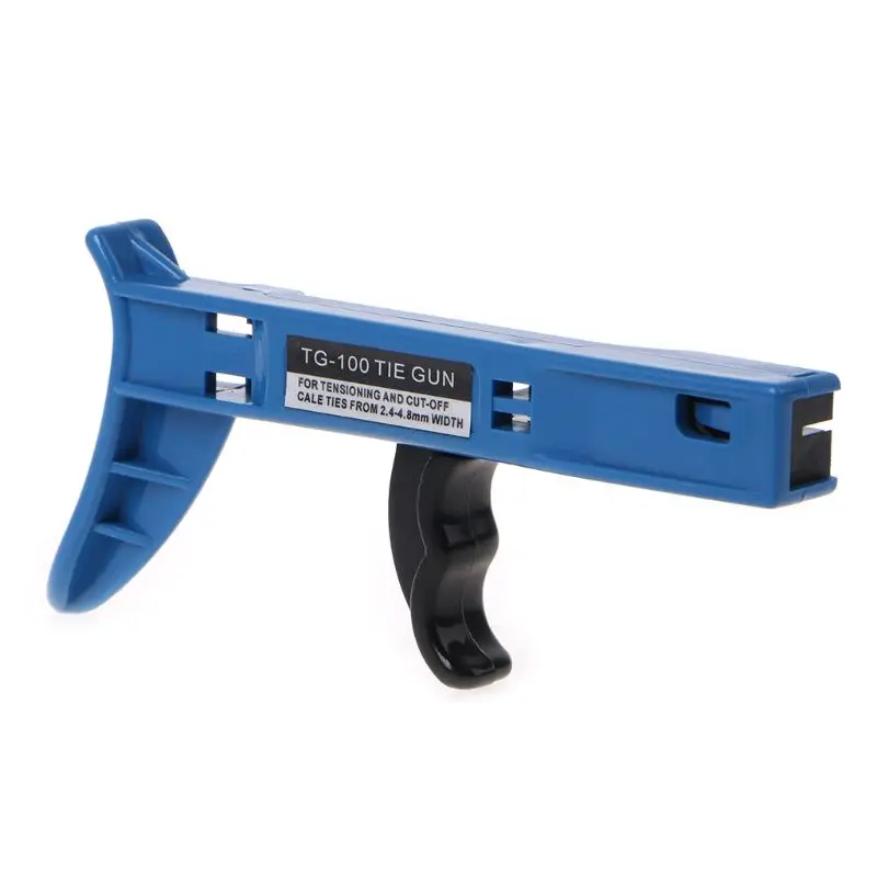 

TG-100 2.4-4.8mm/0.09-0.19in Fastening Nylon Tie Cutting Tool Special Cable Tie-Gun For Storaging Wire Cable Line Table Organize