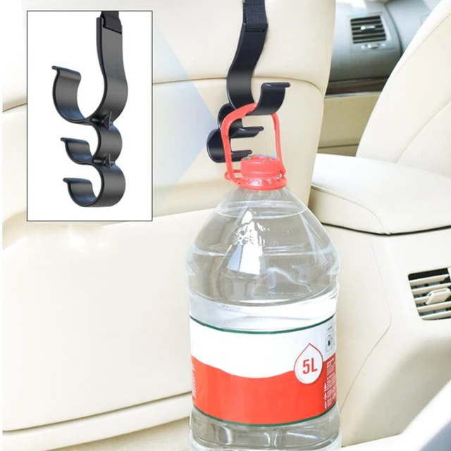 Headrest Hooks Universal Multi-Function Plastic Double Umbrella Hook Umbrella Hanger Mount Holder Compatible with RV SUV MPV Car Accessories Organizer Color : Ordinary