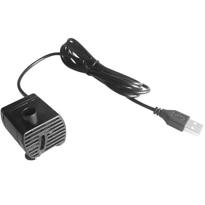 DC 5 V USB Micro погружной насос 8 мм/0,3 дюйма 10 мм/0,4 дюйма DC5V для аквариума 1,5 m/59,1 дюйма фонтан Пруд