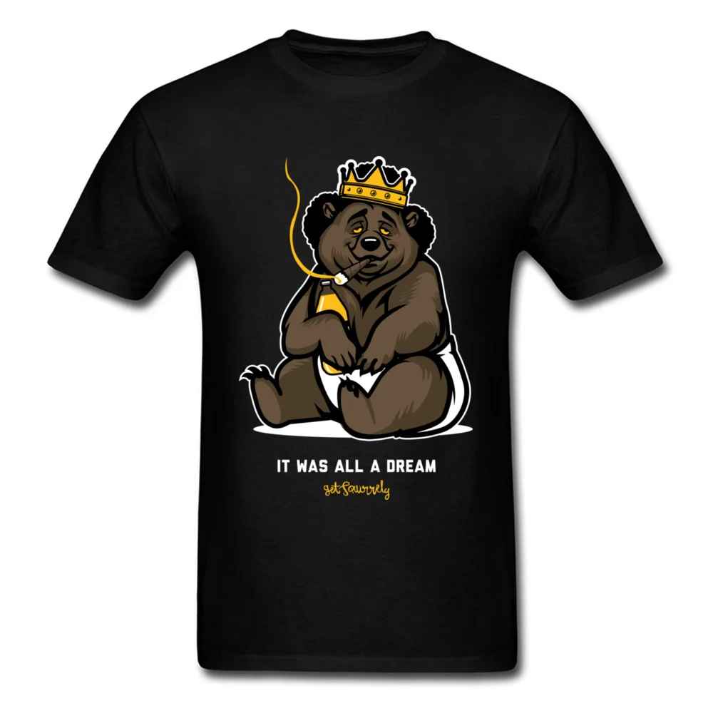 Футболка с принтом Biggie Bear последняя мужская футболка высокое качество