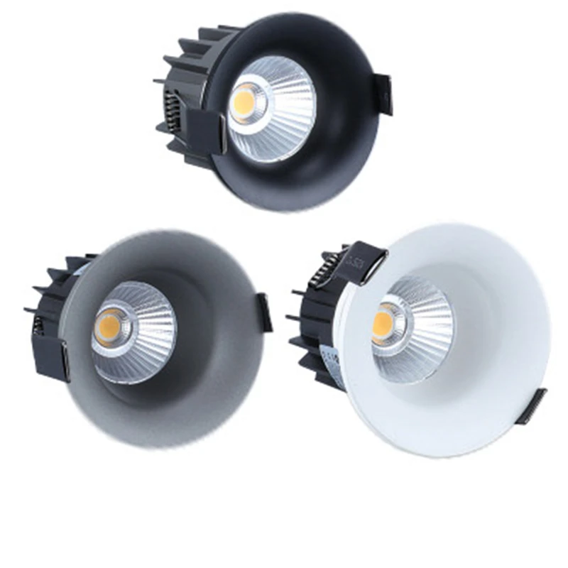 

Led downlight light COB Ceiling CREE Spot Light 5W 7W 10W LED ceiling recessed Lights Indoor Lighting Anti-glare downlight