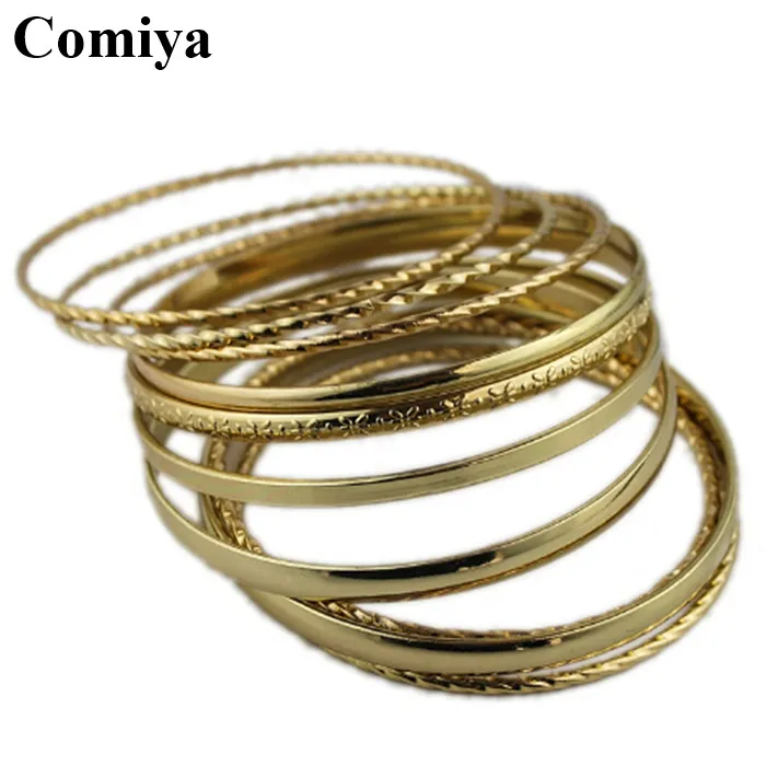 De nombreux couche chunky plaqué or bracelet bras manchette pulseiras marque bracelets bracelets bijoux parfums femmes