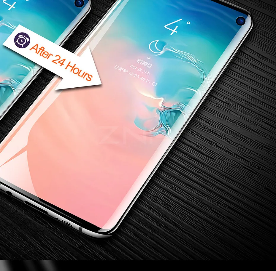 ZNP Гидрогелевая Защитная пленка для samsung Galaxy S10 S9 S8 Plus S10E полное покрытие Защита экрана для samsung S7 Edge Note 9 8 S8