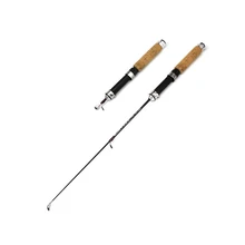 Winter Fishing Rods Ice Fishing Rods Lure rod Light-weight 60cm Ice Fishing Rods Pocket Telescopic Mini Fishing Pole 1pcs
