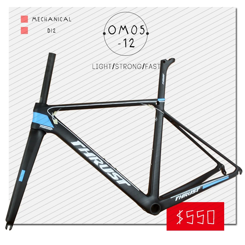 OEM products chinese carbon road bike frame aero 700c bicycle frame