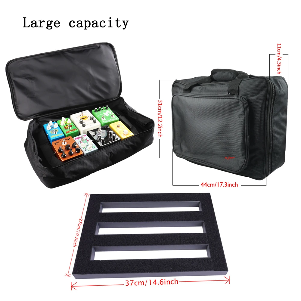 Guitar Effect Pedalboard Bag Case For 27X37 CM Guitar Pedal Board New D Guitar Effect Pedalboard Bag Case For 27X37 CM Guitar Pedal Board New D