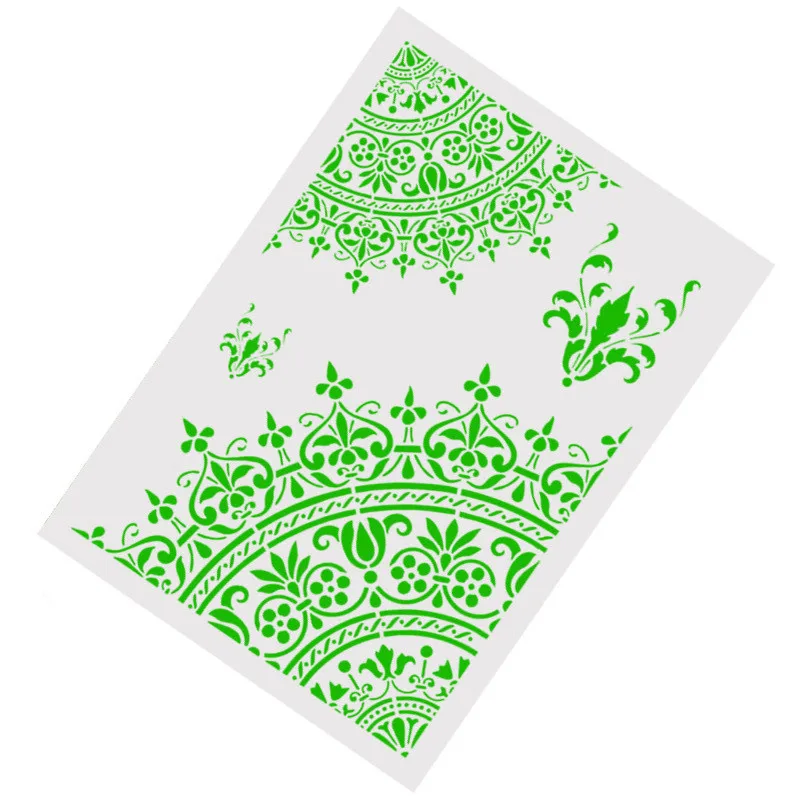 A4 Size Diy Painting Mandala Stencil Template For Wall Furniture