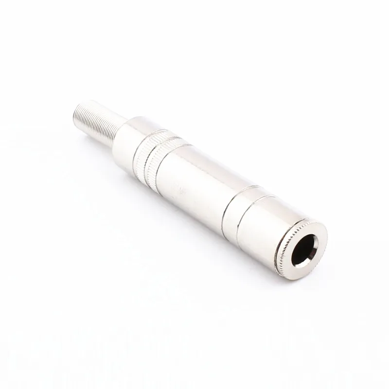 

10pcs/lot Metal 6.35 mm Female 1/4 " Stereo Jack Socket Audio 6.5mm Connector
