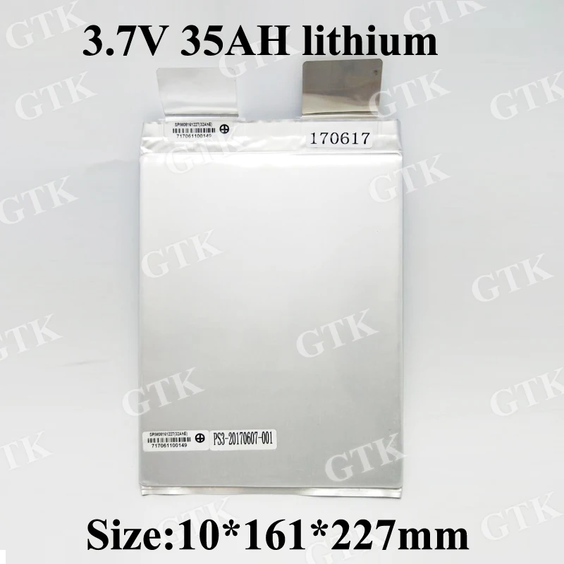 Lipo 3 7 v 35ah литий-полимерный аккумулятор 5C 100A разрядка высокая скорость для ebike 12v 35Ah