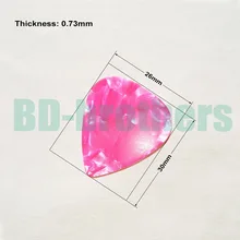 0,73 мм целлулоидный медиатор, красочные тонкие трёхсторонние палочки инструмент открытия оболочки ремонт инструменты Монтажная лопатка 1000 шт./партия