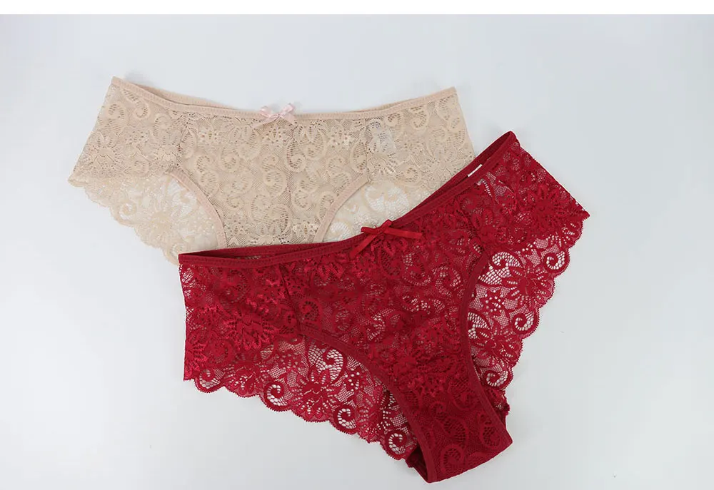 Для женщин полный Lace Mesh Panty прозрачной цветочной вышивкой сексуальные трусы женские лето Малоэтажное дышащий бесшовное белье Новый