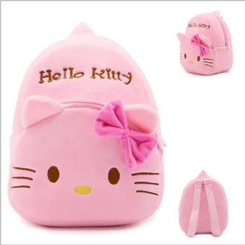 

Cartoon Kids Plush Backpacks Spiderman Mini schoolbag Hello Kitty Plush Backpack Children School Bags Girls Boys Backpack