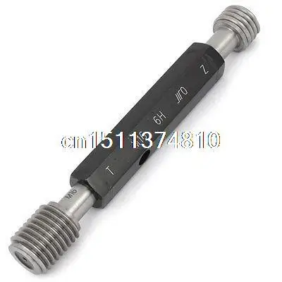

M16 6H Steel Pipe Thread Plug Gage Go/No Go Gauge Gaging Tool