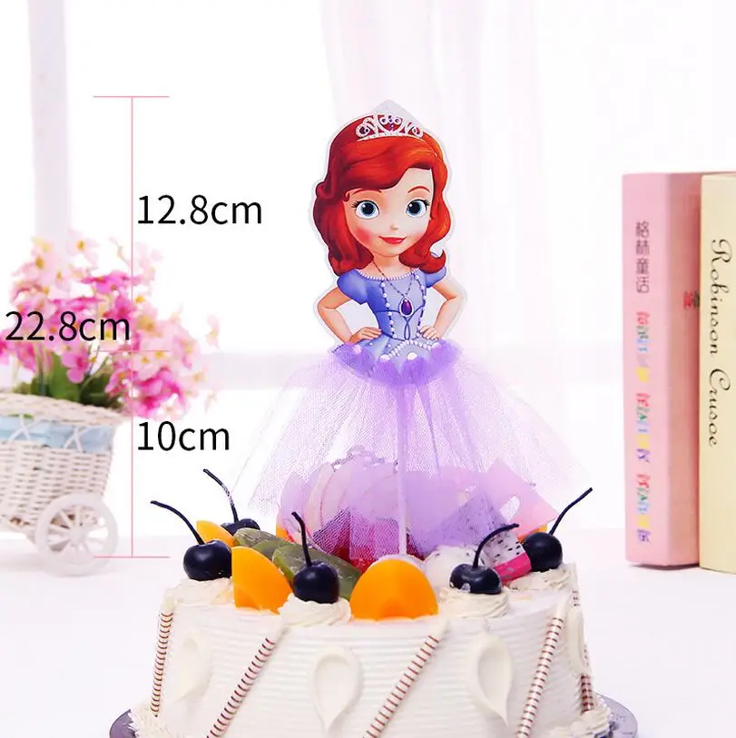 

Pretty Tulle dress Ariel Princess Cake decoration kids Birthday Cake topper for baby girls Birthday Wedding party