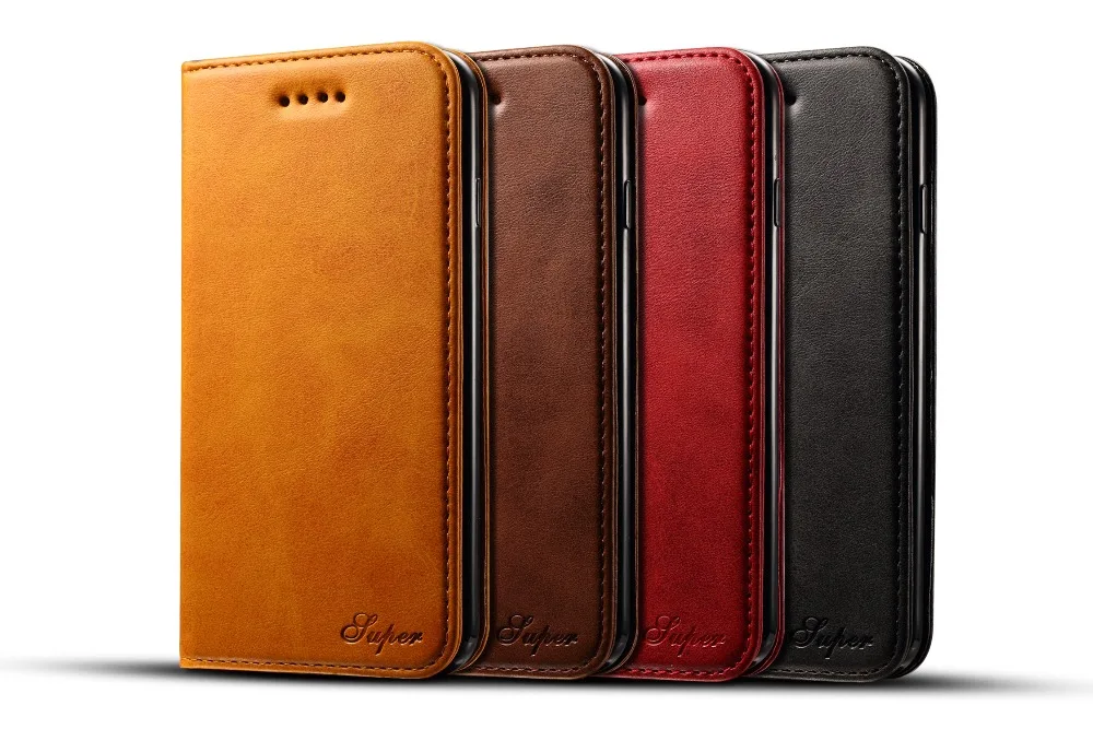 

Luxury Phone Cover For iPhone 8 Cases iPhone 8 Plus Cases Business Wallet Case With Kickstand Anti-knock With Card Pocket