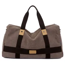 Модная большая Вместительная дорожная сумка мужская холщовая винтажная Ретро сумка на плечо дорожные сумки мужские повседневные Дорожные Сумки Багаж