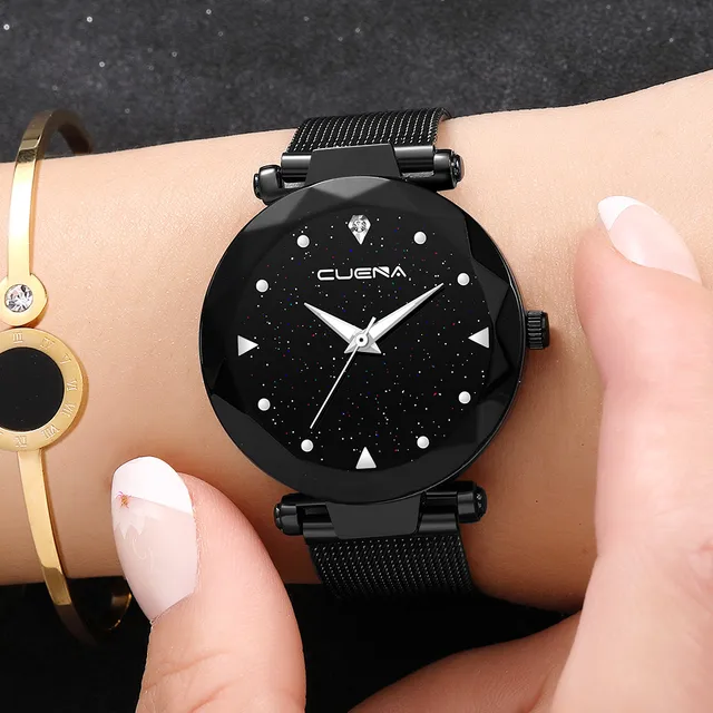 NEW Black starry sky Women Watches Hot Luxury Bracelet Rhinestones Quartz Ladies NEW Black starry sky Women Watches Hot Luxury Bracelet Rhinestones Quartz Ladies