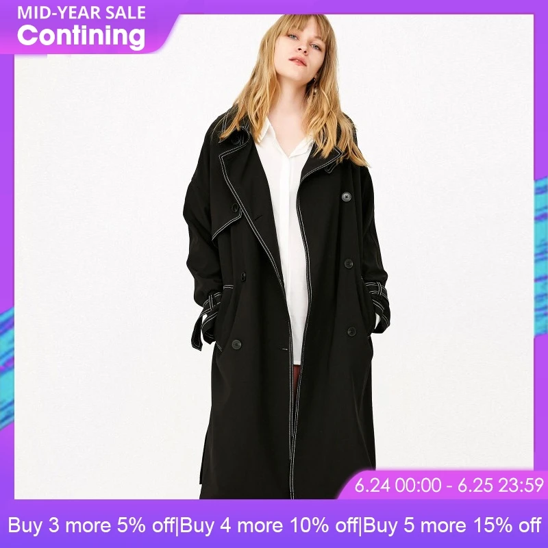 

ONLY Summer New Coat Trench Long Parka | 118136542