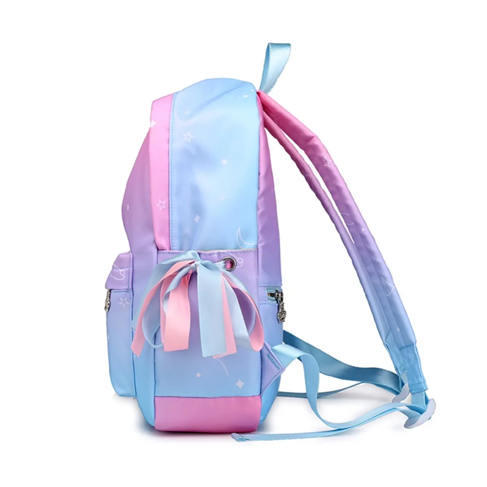 De moda adolescente Mochila chica de Nylon de la cremallera de hombro mochilas escolares de las mujeres ocasionales de gran capacidad de viaje Mochila femenina De moda adolescente Mochila chica de Nylon de la cremallera de hombro mochilas escolares de las mujeres ocasionales de gran capacidad de viaje Mochila femenina