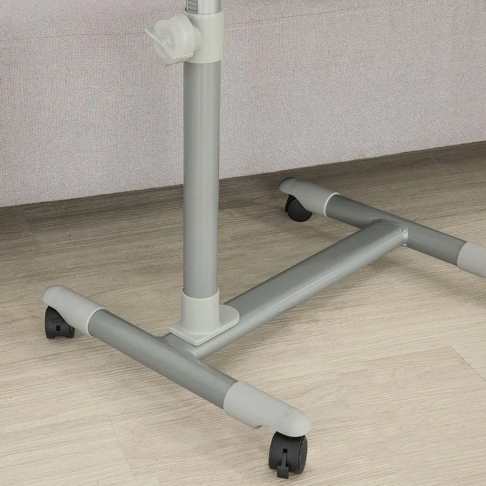 SoBuy Height Adjustable Home Nursing Table Bed Sofa Side Table Laptop desk office Furniture FBT07N2-W