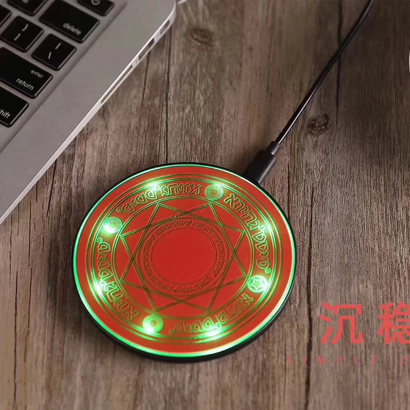 XIN MUM комиксов Магия массив Беспроводной Зарядное устройство 10 Вт Magic Circle Qi